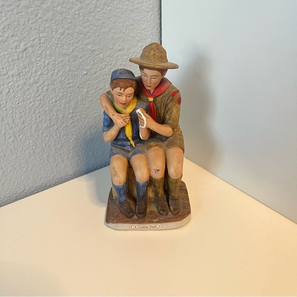 Vintage Rockwell ‘A Guiding Hand’ Boy Scout Calendar Series 1982 - Picture 1 of 7